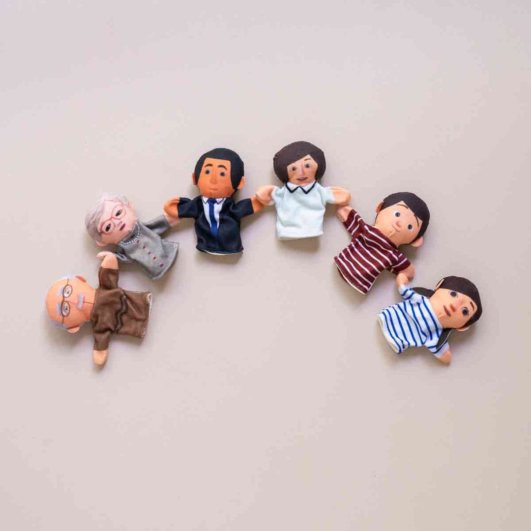 Finger puppets - an excellent resource for cognitive development and communication skills.