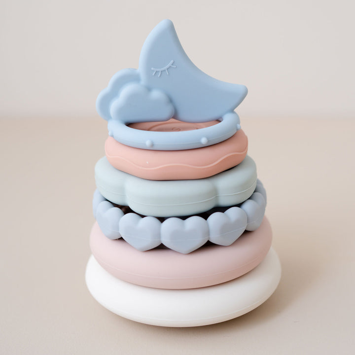 Stacking toy in gorgeous pastel tones